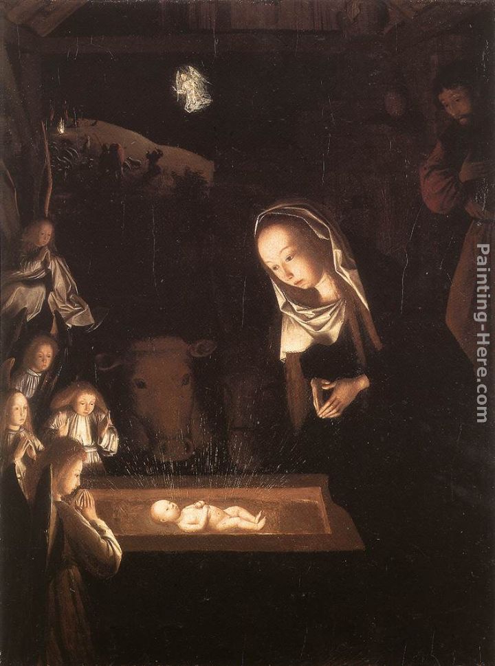 Nativity, at Night painting - Geertgen tot Sint Jans Nativity, at Night art painting
